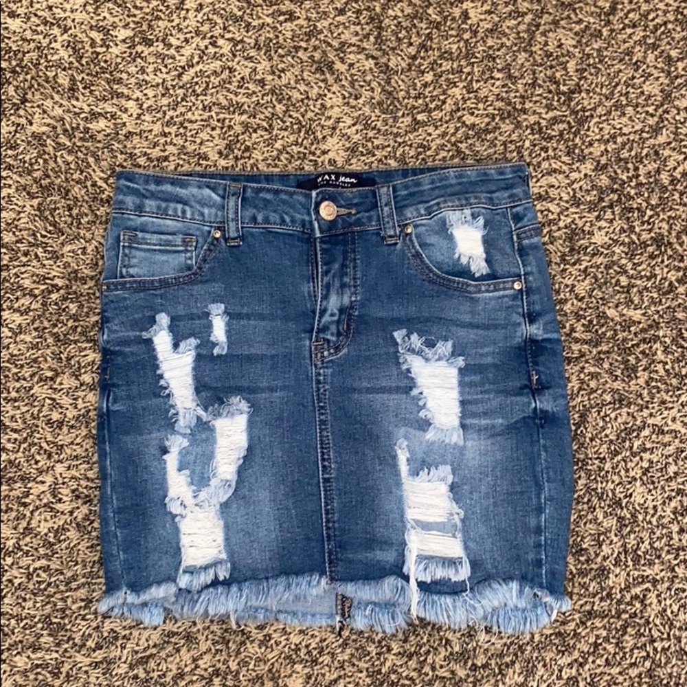 jean skirt